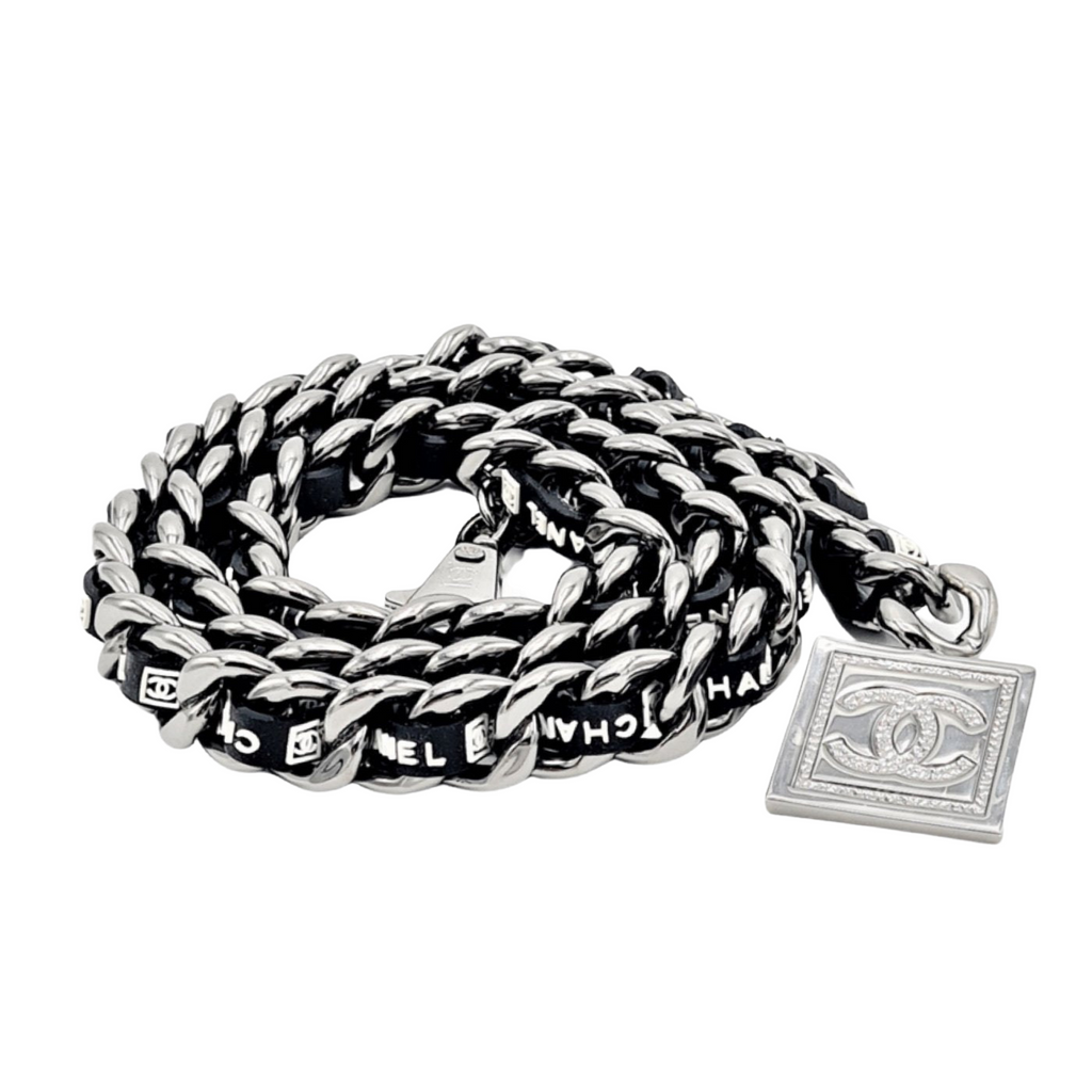 Chanel "Ecriture" chain belt - 2010s – Accessorio premium elegante