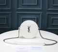 YSL CAMERA BAG VINYLE TONDA IN PELLE WHITE – Accessorio premium elegante