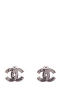 Chanel '13 CC Globe Gunmetal Earrings – Accessorio premium elegante