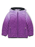 Giubbino con effetto sfumato per bambina Molo viola con maniche lunghe – Accessorio premium elegante