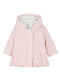 Giubbino per neonata Chloé Kids rosa con chiusura frontale nascosta – Accessorio premium elegante