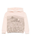 Felpa per bambina Stella McCartney Kids rosa con stampa grafica sul davanti – Accessorio premium elegante