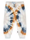 Pantaloni sportivi per neonato Molo Simeon bianco con stampa tie dye – Accessorio premium elegante
