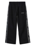 Pantaloni sportivi per bambino Off-White Kids neri Bookish Logo Band – Accessorio premium elegante