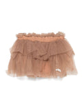 Gonna tutù bassa per neonata Donsje marrone con elastico in vita – Accessorio premium elegante