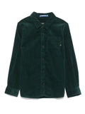 Camicia verde per bambino di velluto a coste Scotch & Soda – Accessorio premium elegante