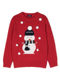 Maglione girocollo per bambino Il Gufo rosso con maniche lunghe – Accessorio premium elegante