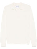 Maglione da donna MC2 Saint Barth Eze bianco con collo a polo – Accessorio premium elegante