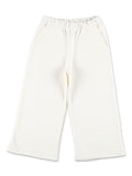 Pantaloni sportivi per bambina Douuod Kids bianco con logo – Accessorio premium elegante