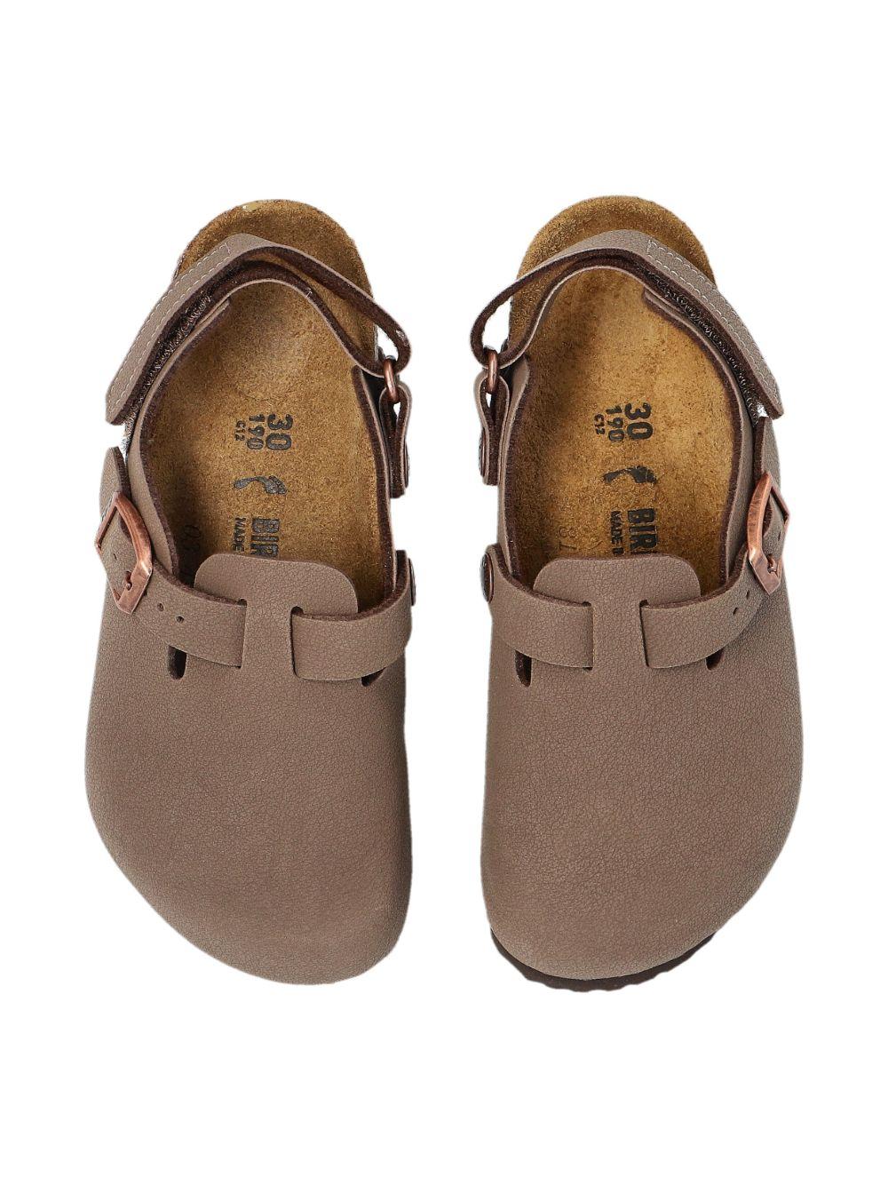 Clogs Tokio per bambino Birkenstock Kids marrone con cinturino posteriore