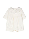 Tutina per neonata Jesurum Baby Piccolo Cà Foscari bianco con colletto in pizzo – Accessorio premium elegante