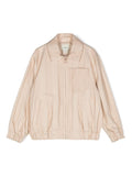 Giacca per bambina Fendi Kids beige antivento – Accessorio premium elegante