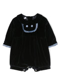 Tutina per neonata Jesurum Baby blu con dettaglio colletto – Accessorio premium elegante