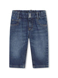 Jeans per neonati Givenchy Kids in denim con motivo 4G – Accessorio premium elegante