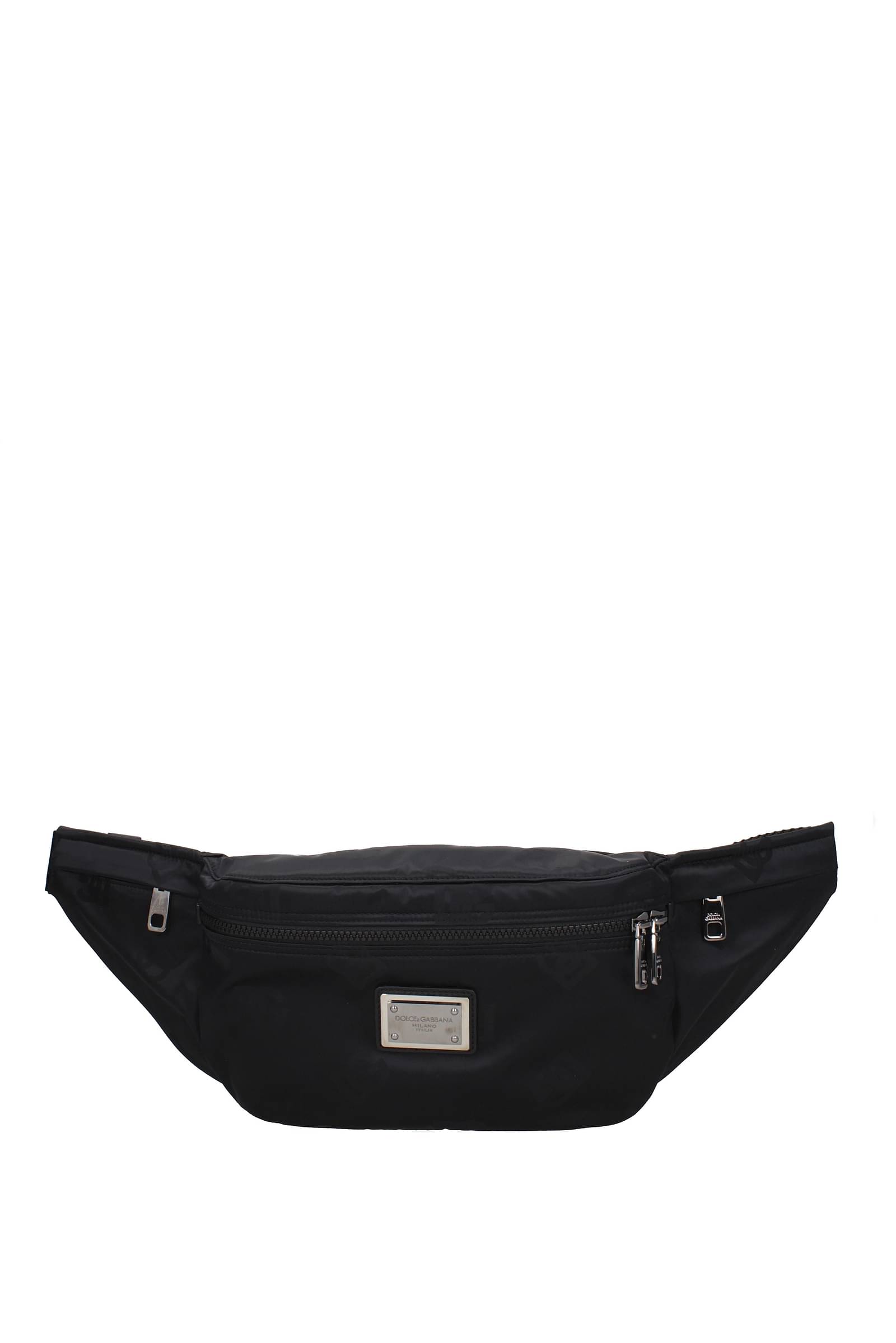 Dolce&Gabbana Zaini e Marsupi Nylon Nero – Accessorio premium elegante