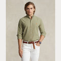 SLIM FIT GARMENT-DYED OXFORD SHIRT – Accessorio premium elegante