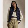 WATER-REPELLENT QUILTED PACKABLE VEST – Accessorio premium elegante