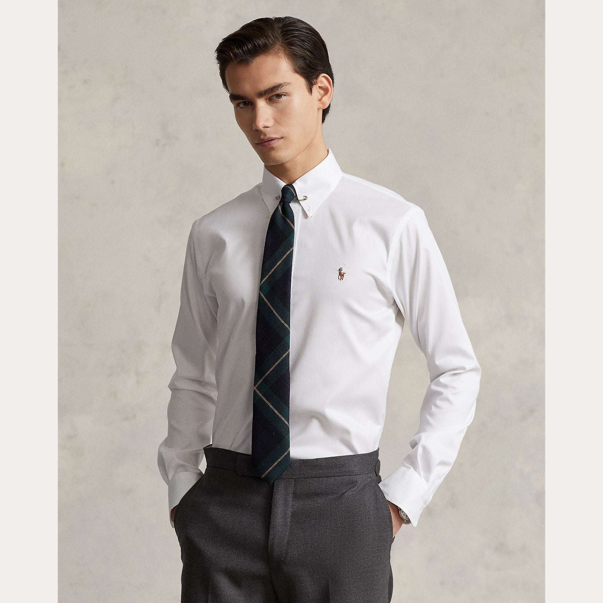 CUSTOM FIT OXFORD SHIRT – Accessorio premium elegante