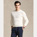 COTTON-CASHMERE CREWNECK SWEATER – Accessorio premium elegante