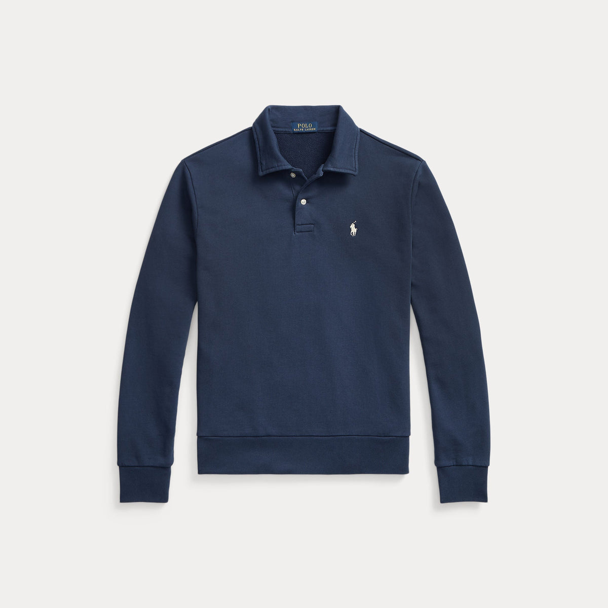 LOOPBACK FLEECE COLLARED SWEATSHIRT – Accessorio premium elegante